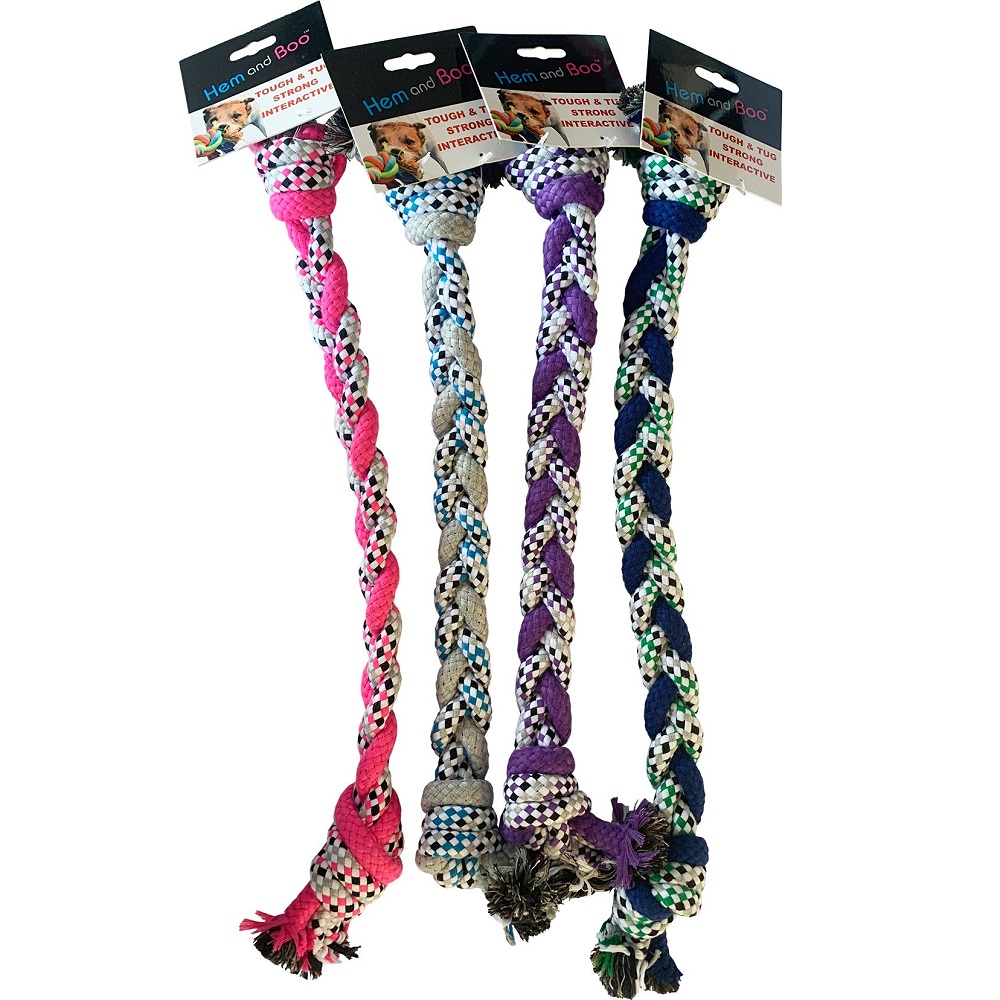 Plaited Rope Chew Toy (Mixed) - 56cm