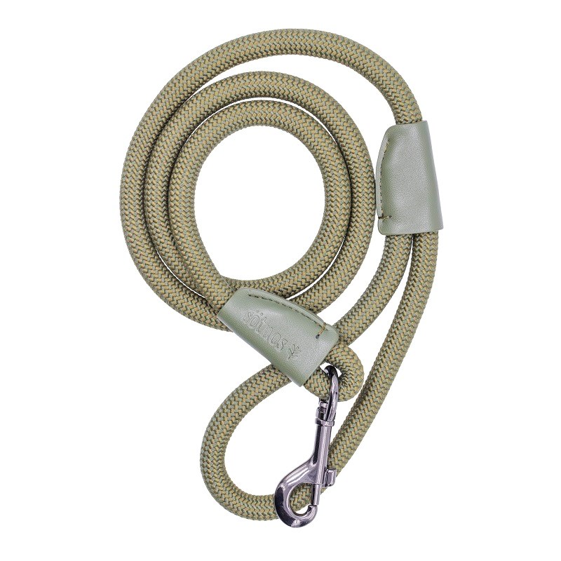 Sotnos Earth Rope Lead Trigger Hook Green - Small (8mm x 120cm)