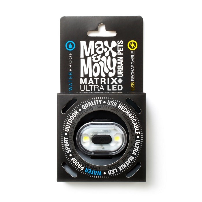 Max & Molly Matrix Ultra LED Safety Light - Black