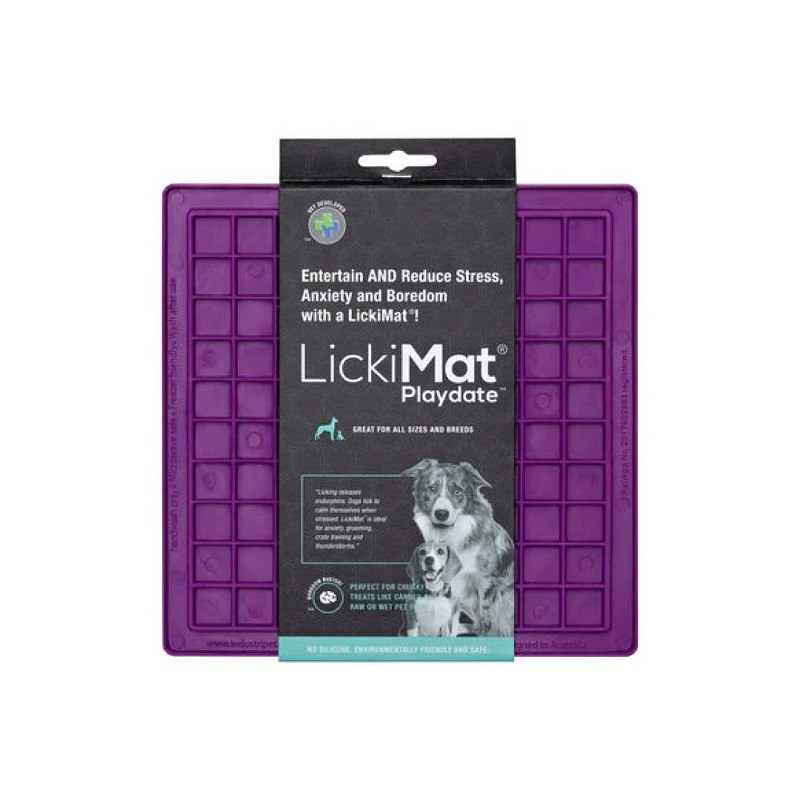 LickiMat Playdate Purple - 20cm