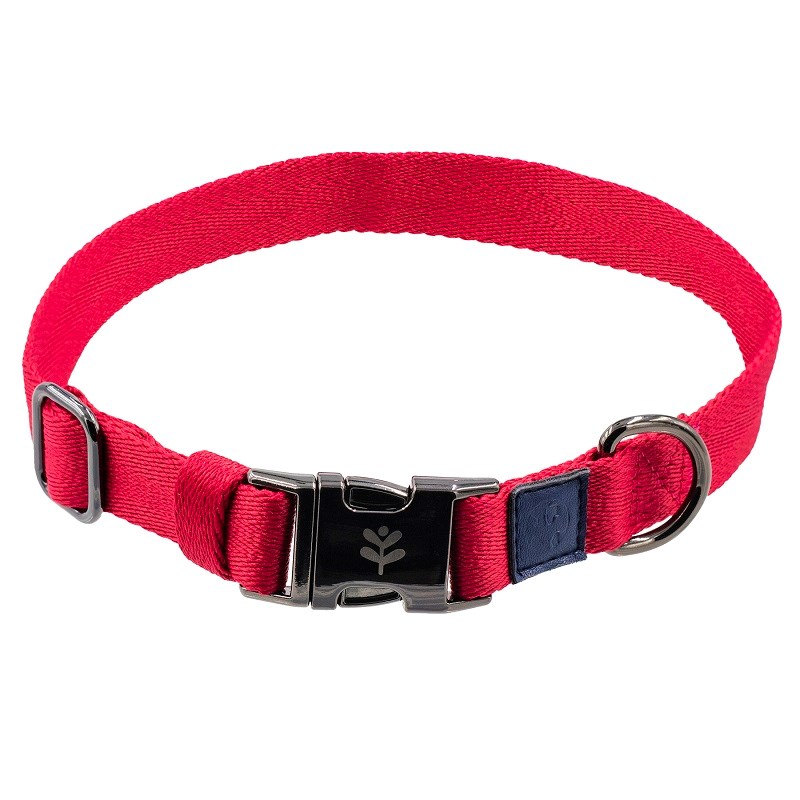Sotnos Adjustable Flat Weave Eco Collar Pink - X-Small (16-21cm)