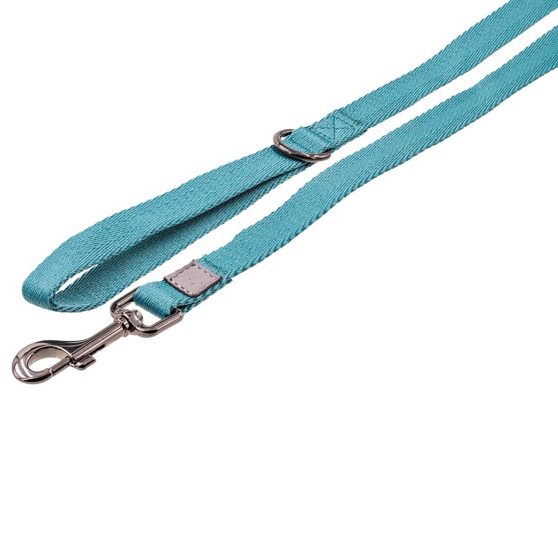 Sotnos Adjustable Flat Weave Eco Lead Teal - Medium (20mm x 120cm)