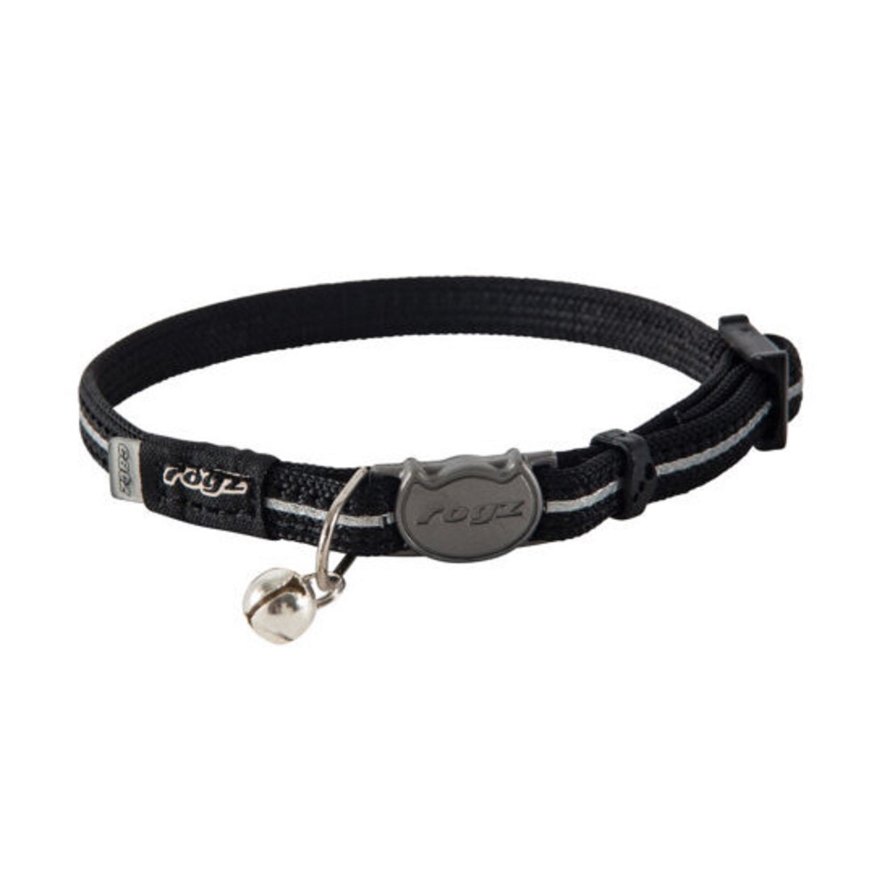 Rogz Alleycat Cat Collar - Black