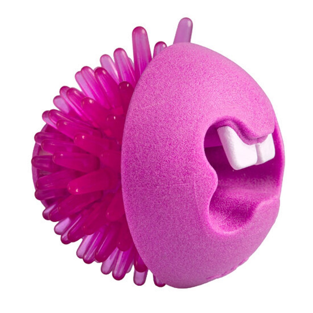 Rogz Fred Medium Treat Ball - Pink 2½" x 1