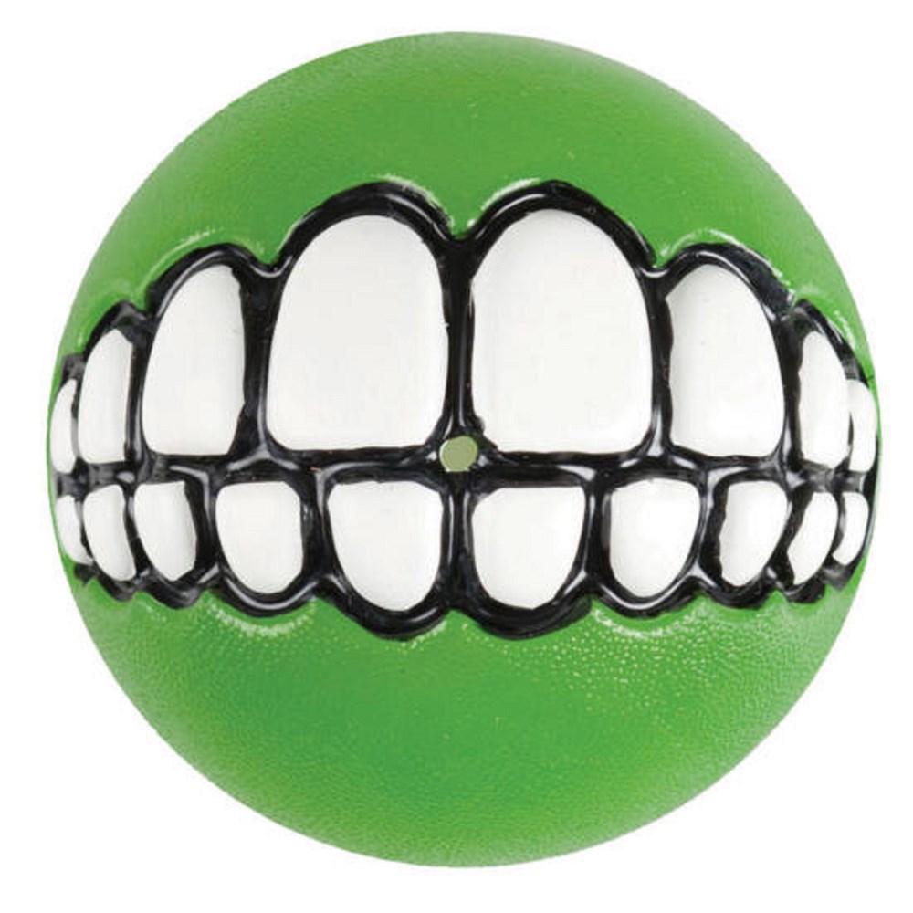 Rogz Grinz Medium Ball - Lime Green 2½" x 1