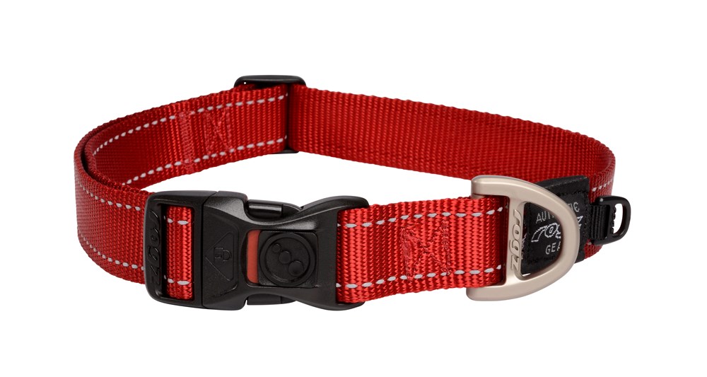 Rogz Classic Collar Red - X-Large (43-70cm)