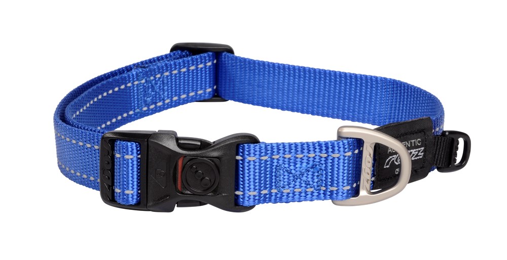 Rogz Classic Collar Blue - Medium (26-40cm)