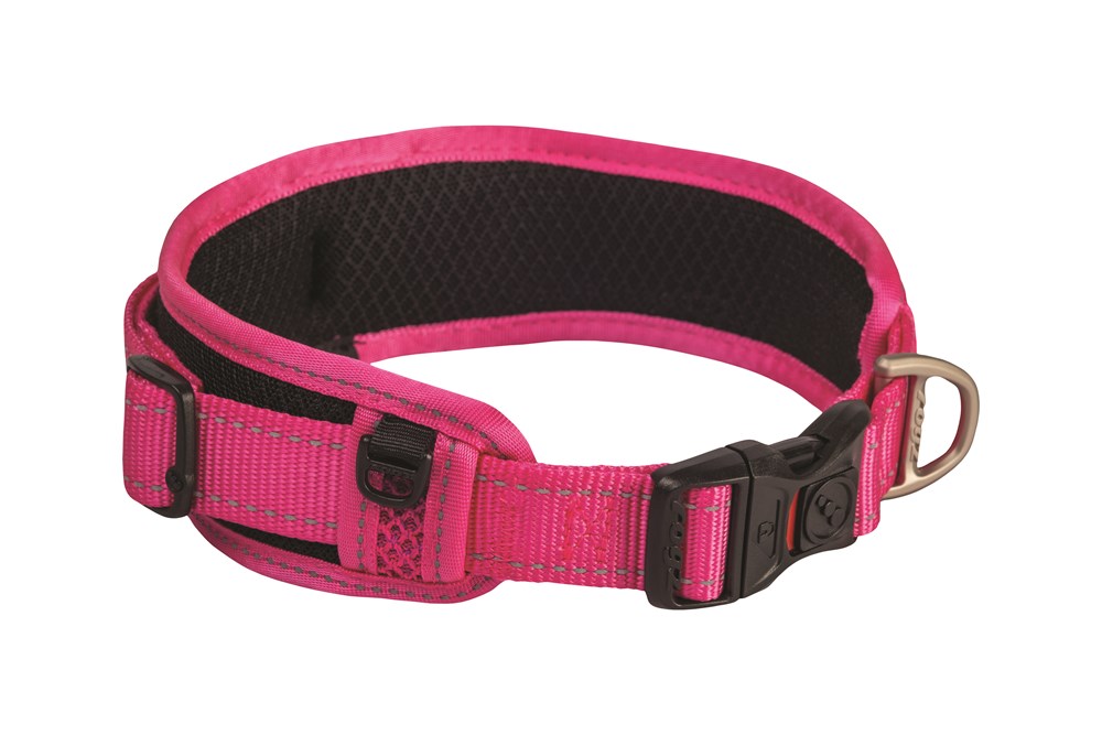 Rogz Classic Padded Collar Pink - X-Large (37-54cm)