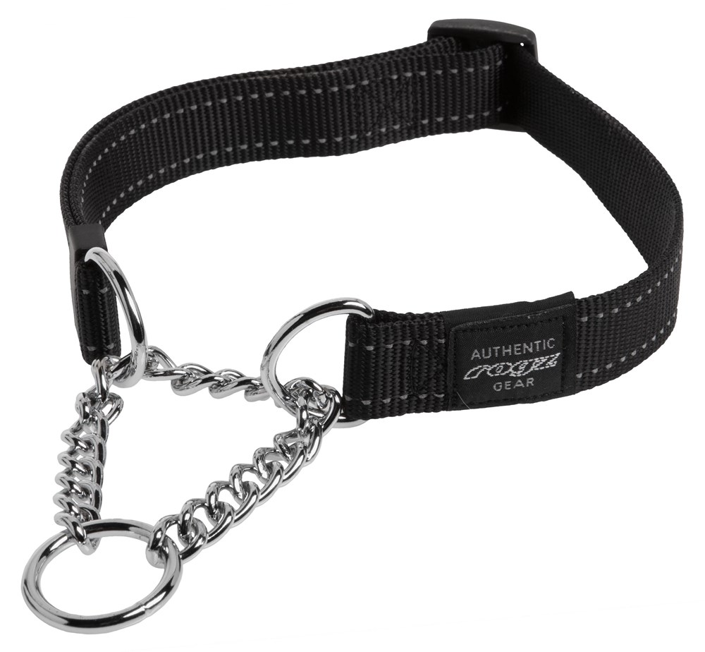 Rogz Control Chain Collar Black - X-Large (50-70cm)