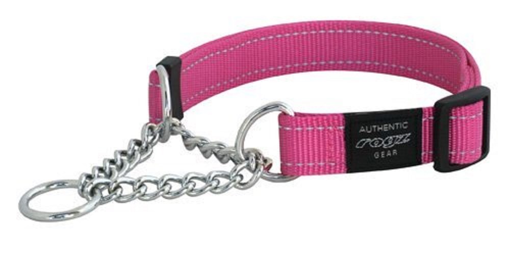 Rogz Control Chain Collar Pink - X-Large (50-70cm)