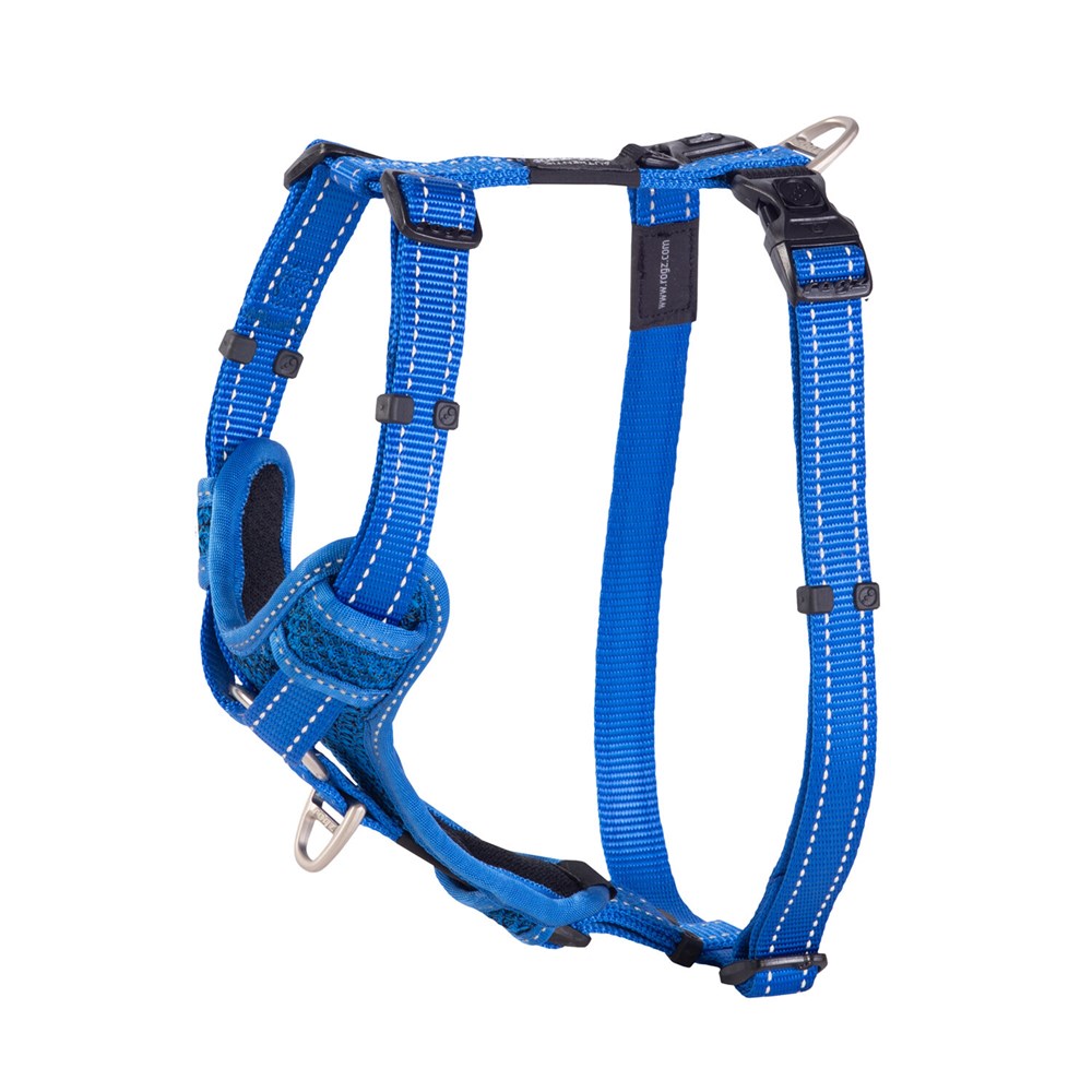 Rogz Control Harness Blue - Large (45-75cm)