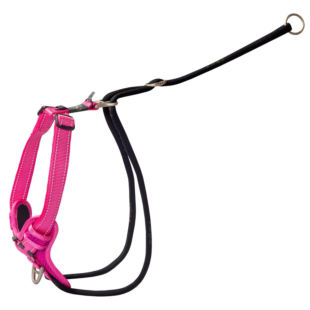 Rogz Stop Pull Harness Pink - X-Large (60-100cm)