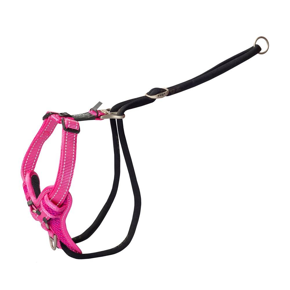 Rogz Stop Pull Harness Pink - Large (45-75cm)