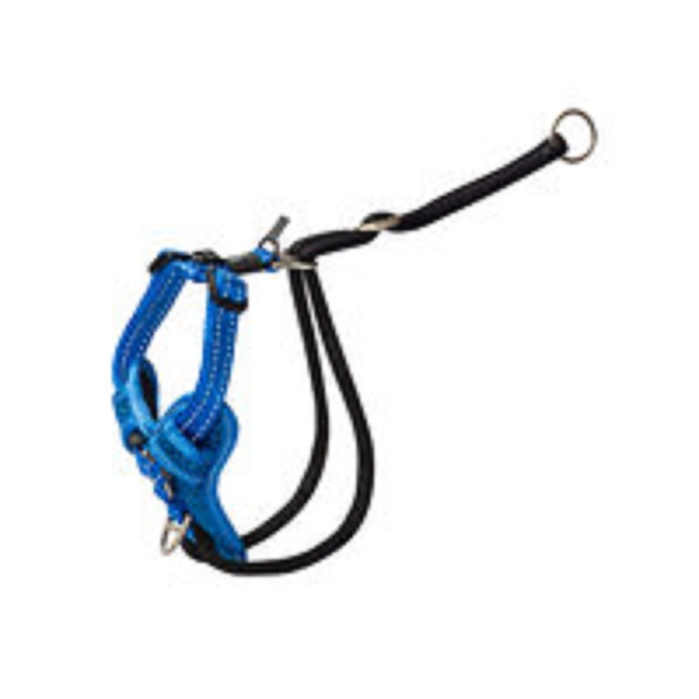 Rogz Stop Pull Harness Blue - Medium (32-52cm)