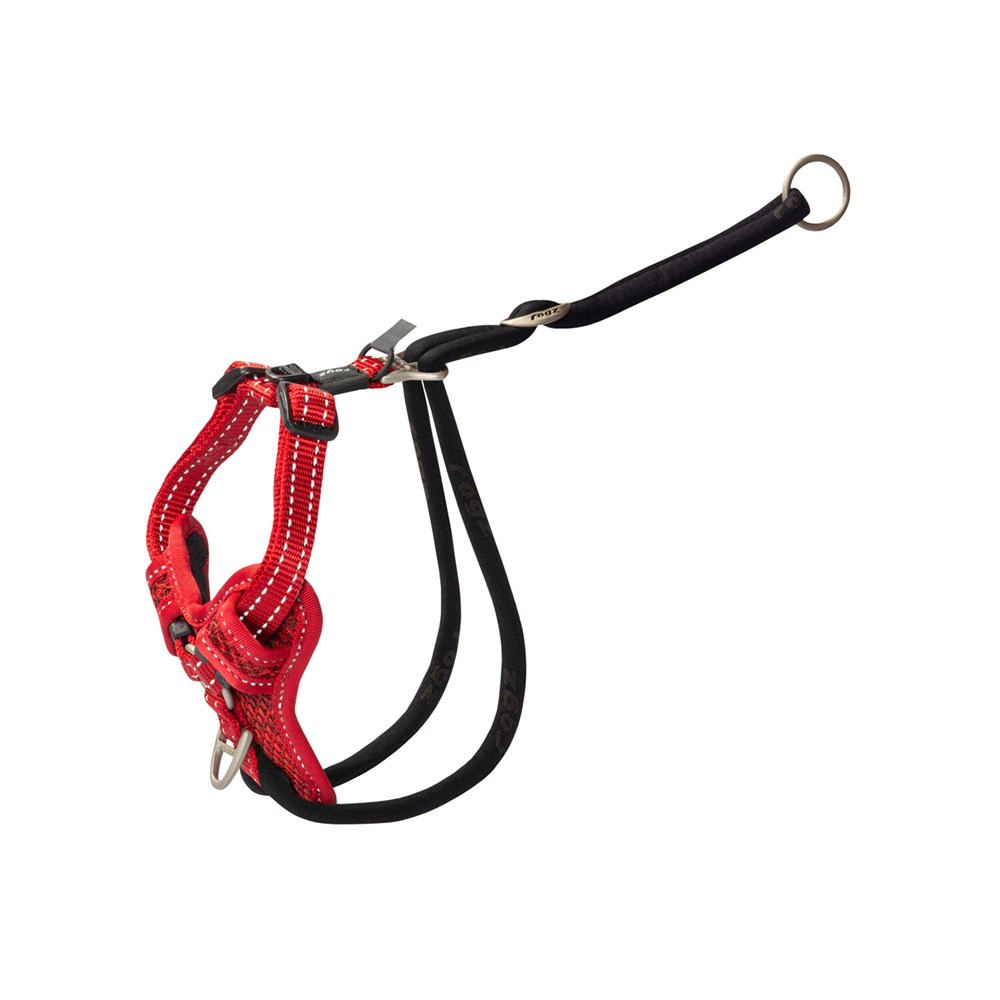 Rogz Stop Pull Harness Red - Medium (32-52cm)
