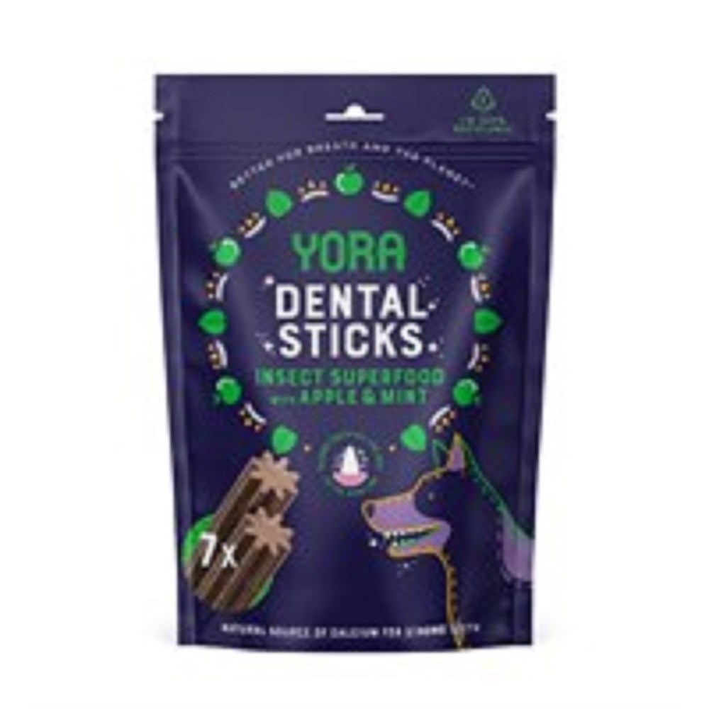 Yora Dog Dental Sticks 56g Small Apple & Mint
