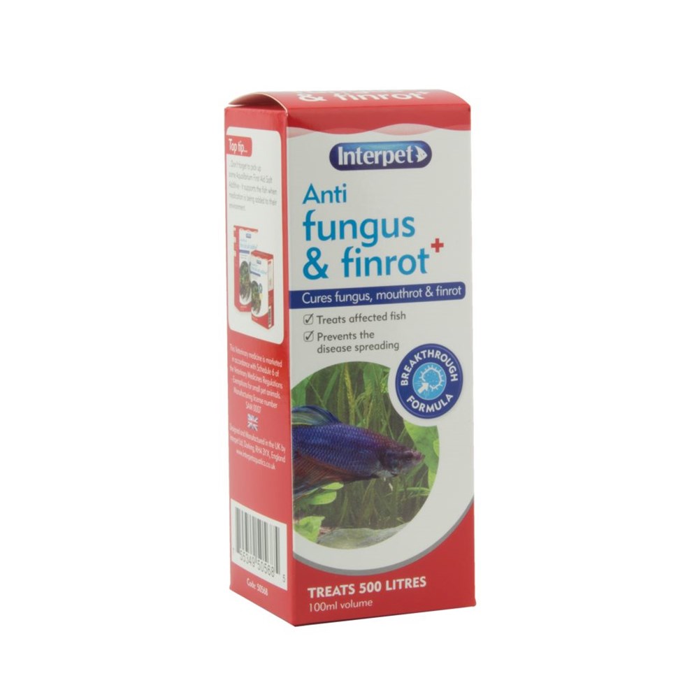 Interpet Treat Anti Fungus & Finrot 100ml Plus