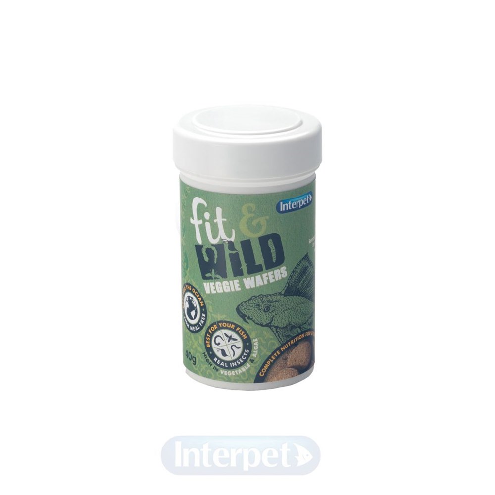 Interpet Fit & Wild Veggie Wafers 40g