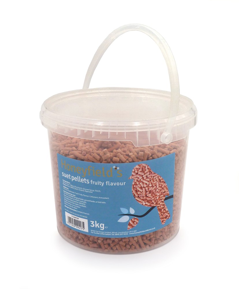 Honeyfields Suet Pellet Fruity Flavour - 3kg Tub