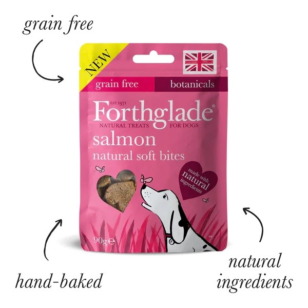 Forthglade Natural Soft Bites - Salmon, 90g