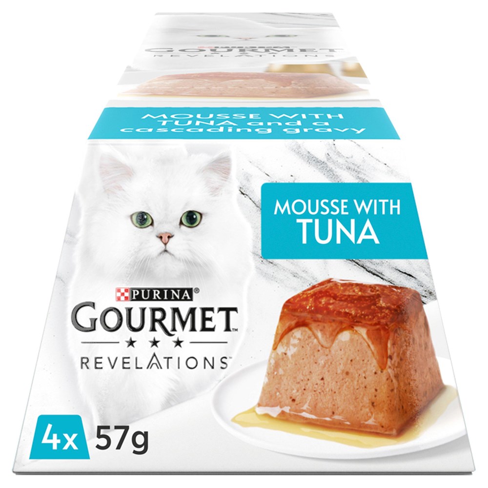 Gourmet Revelations Mousse Cat Food Tuna 4x57g