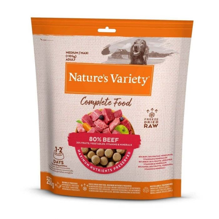 Nature's Variety Complete Freeze Dried Food Dog Beef 250g