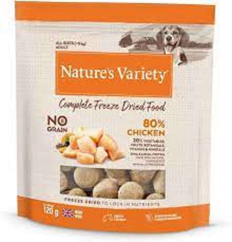 Nature's Variety Complete Freeze Dried Food Dog Chicken 250g