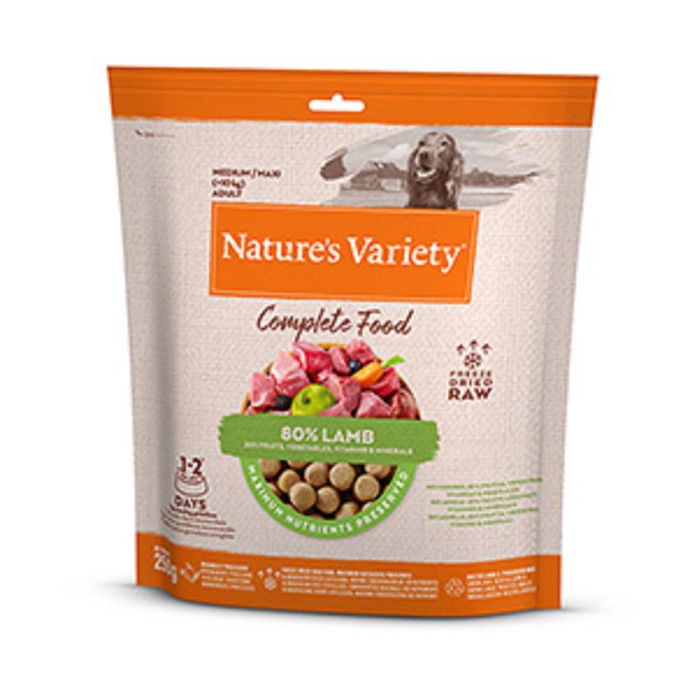Nature's Variety Complete Freeze Dried Food Dog Lamb 250g
