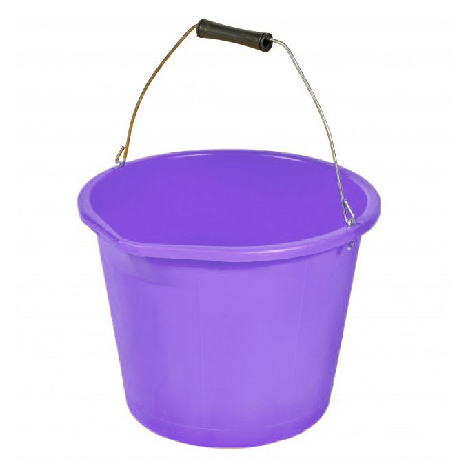 3 gallon stable bucket - purple