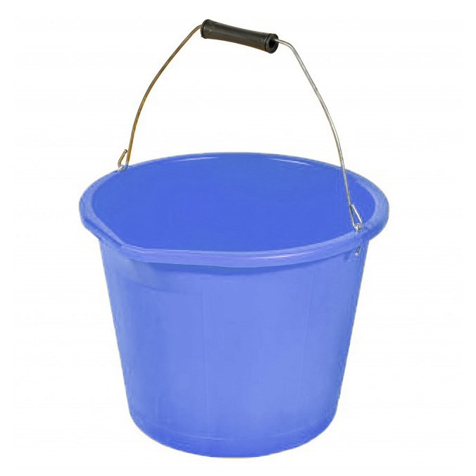 3 gallon stable bucket - blue