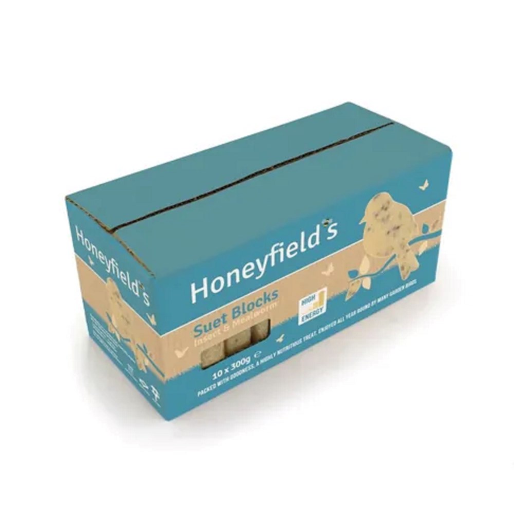 Honeyfields suet Pellets - Insect & Mealworm 10 x 300g