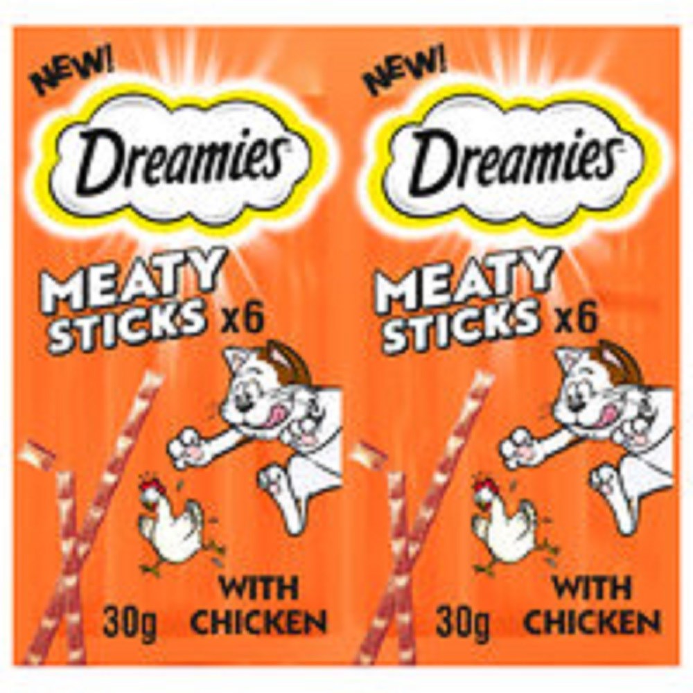 Dreamies meaty sticks chicken 30g 6 stick