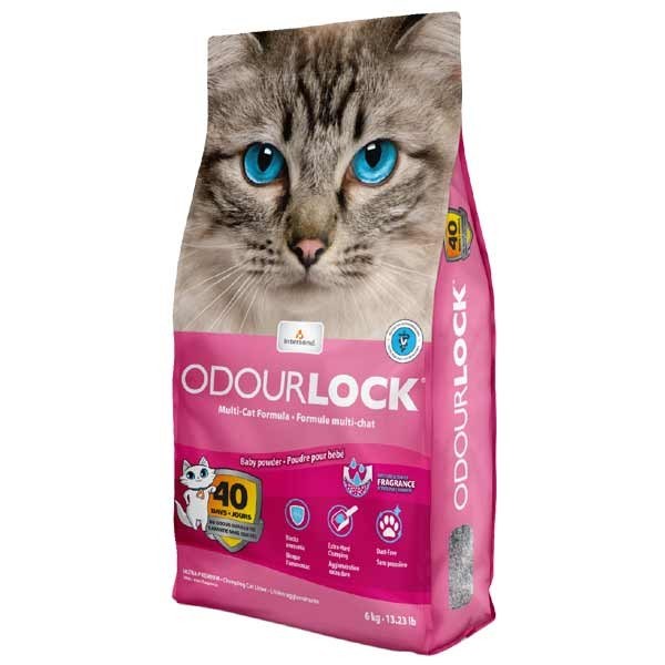 Intersand Odourlock Baby Powder Cat Litter 6kg