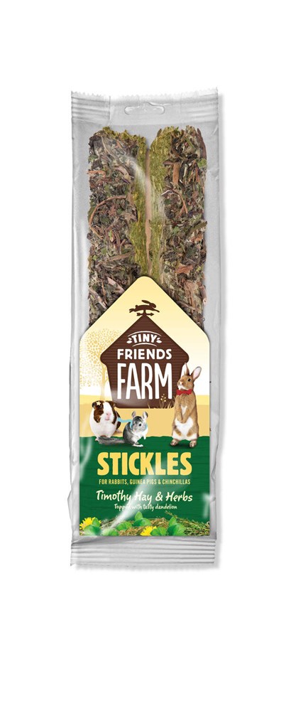 Tiny Friends Farm Timothy Hay & Herbs Stickle 100g