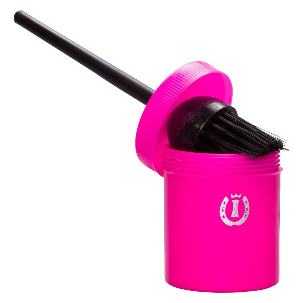 Imperial Hoof Oil Brush & Pot Neon Pink