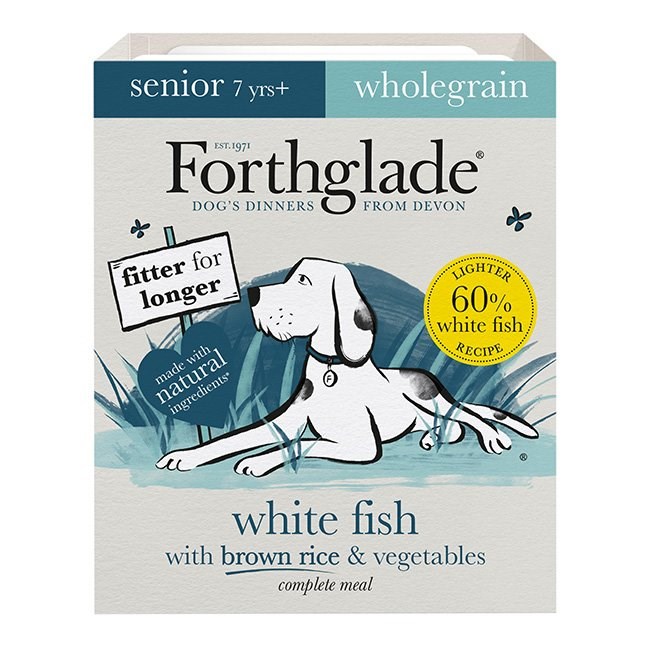 Forthglade Senior Wholegrain White Fish with Brown Rice & Vegetables