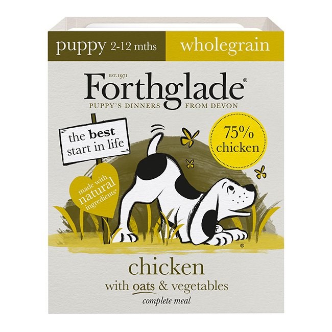 Forthglade Puppy Wholegrain Chicken with Oats & Vegetables 395g