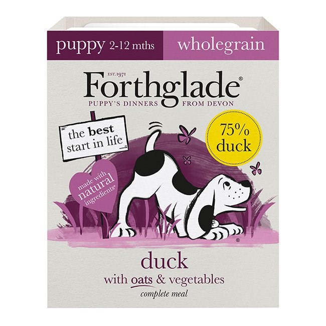 Forthglade Puppy Wholegrain Duck with Oats & Vegetables 395g