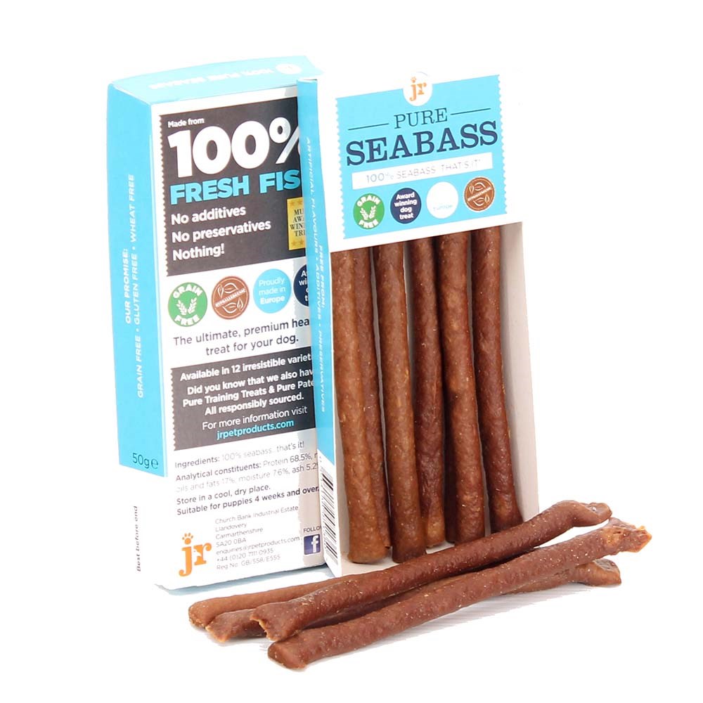 Pure Seabass Sticks 50g