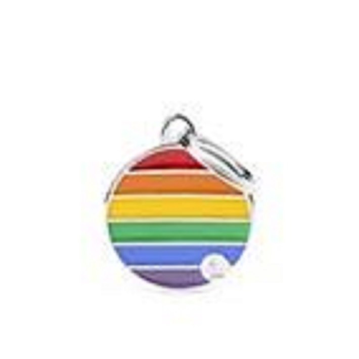 Rainbow Collection - Big Circle Rainbow Tag