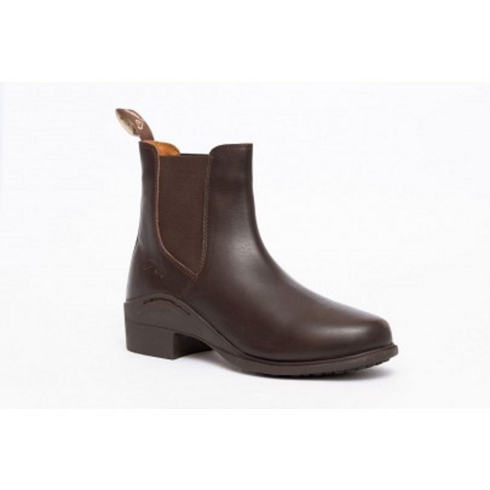 Gallop Children's Elegance Leather Jodhpur Boot Brown Size 10