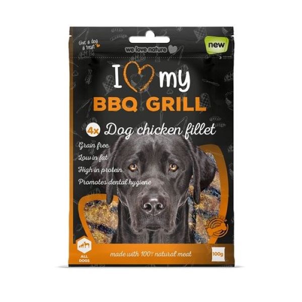 I Love My Pets BBQ Grill - Chicken Fillet 4 Pack