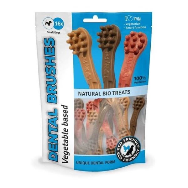 I Love My Pets Toothbrush Dental Treat Small 10 Pack