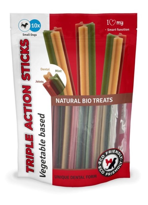 I Love My Pet Triple Action Dental Sticks - Small - 10 Pack
