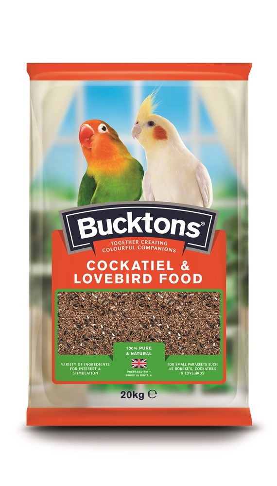 Bucktons Cockatiel & Lovebird 20kg