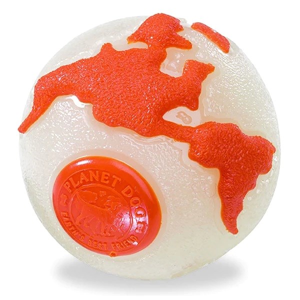 Rw Planet Dog Orbee Ball Glow / Orange Lrg