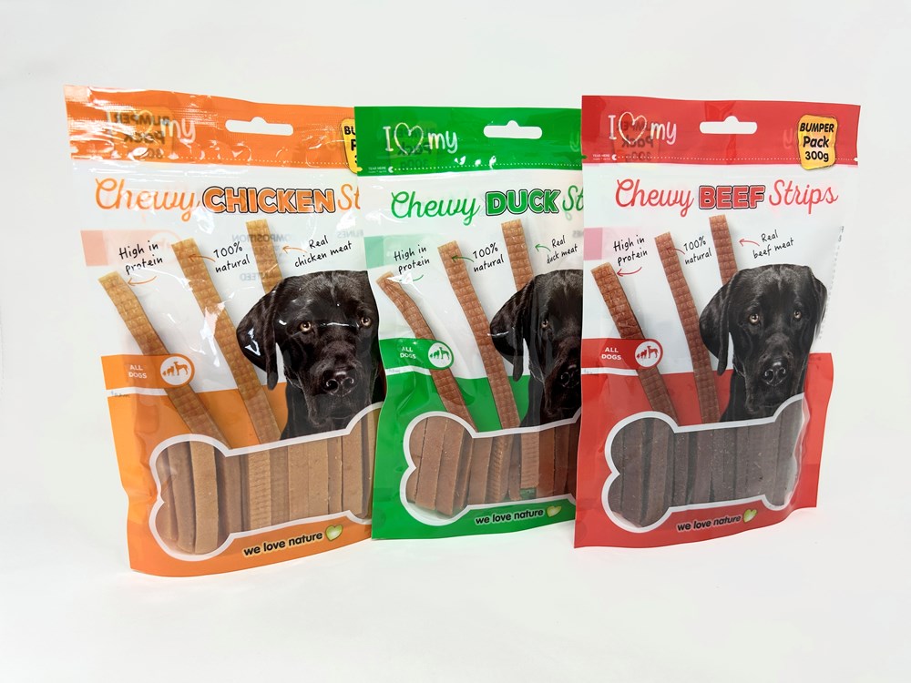 I Love My Pet Chewy Mix Strips Bumper Pack 300g