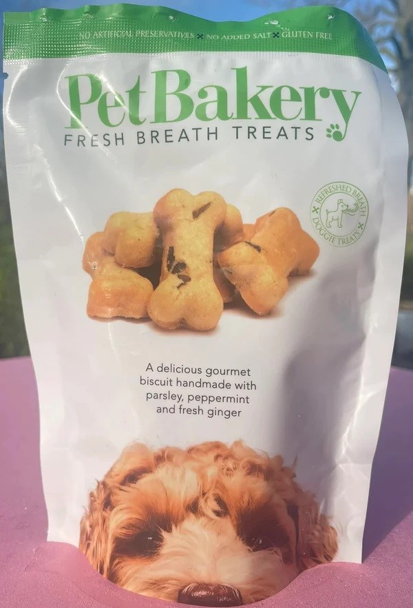 Pet Bakery Fresh Breath Biscuits 100g