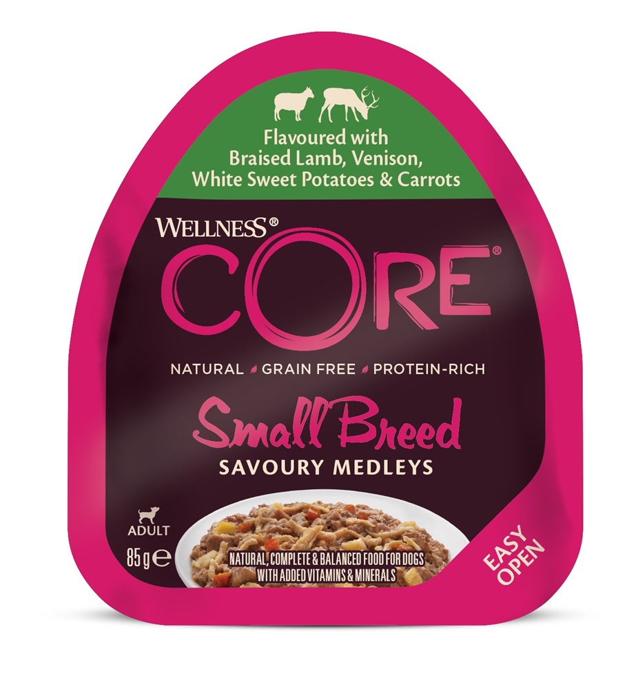 Wellness Core Small Breed Savory Medley Braised Lamb 85g