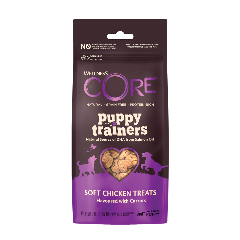 Wellness Core Puppy Trainers Chicken Flavoured With Carrots 170g